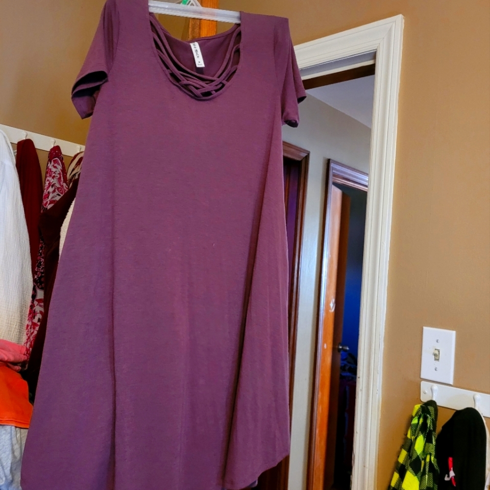Summer t-shirt dress size medium, purple 💜